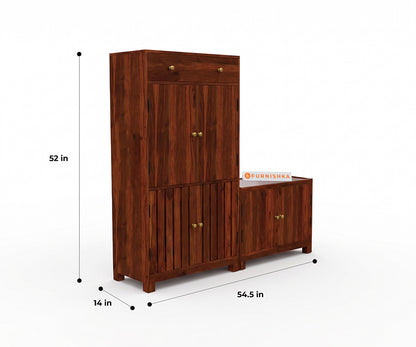 Kelso Sheesham Wood Shoe Rack