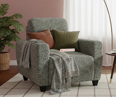 Daina 1 Seater Sofa Anthology Fabric Green