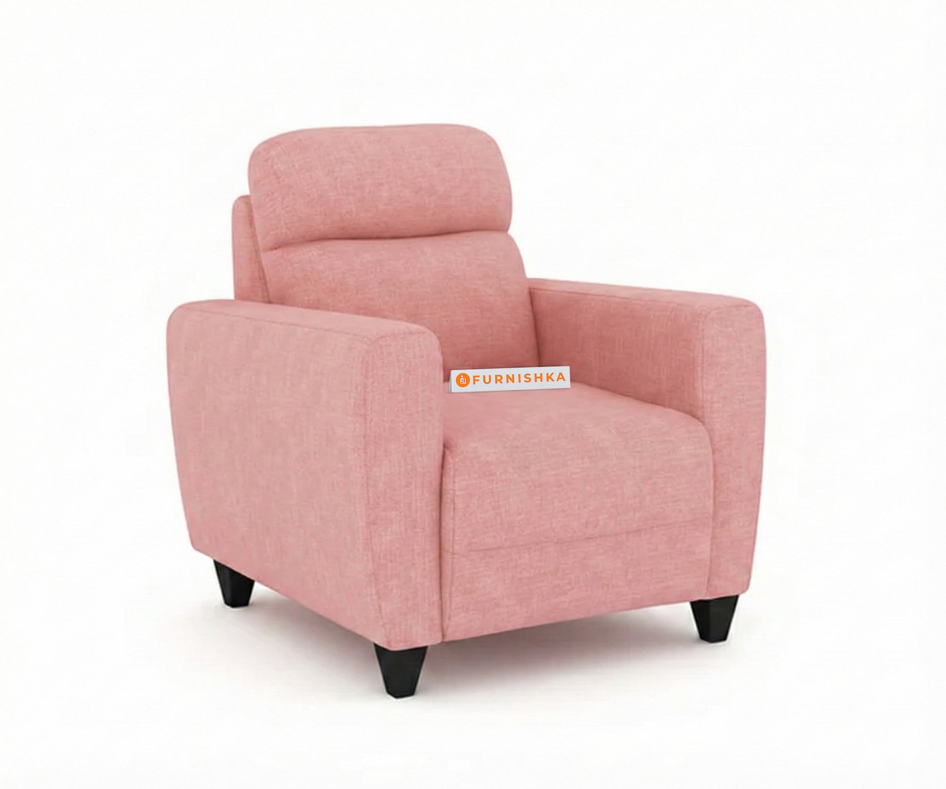Daina 1 Seater Sofa Flamingo Pink - Furnishka 
