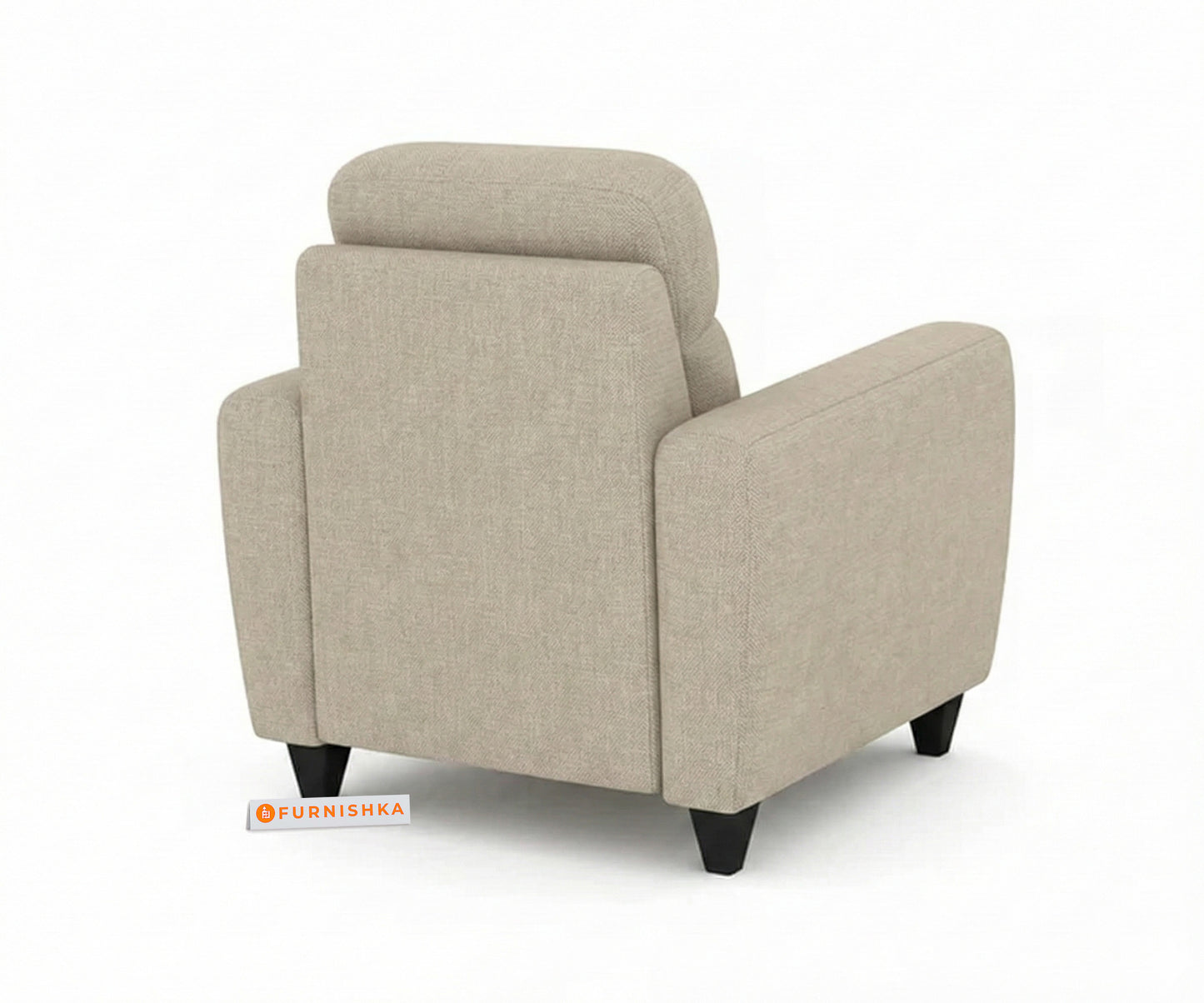Daina 1 Seater Sofa Light Beige - Furnishka 
