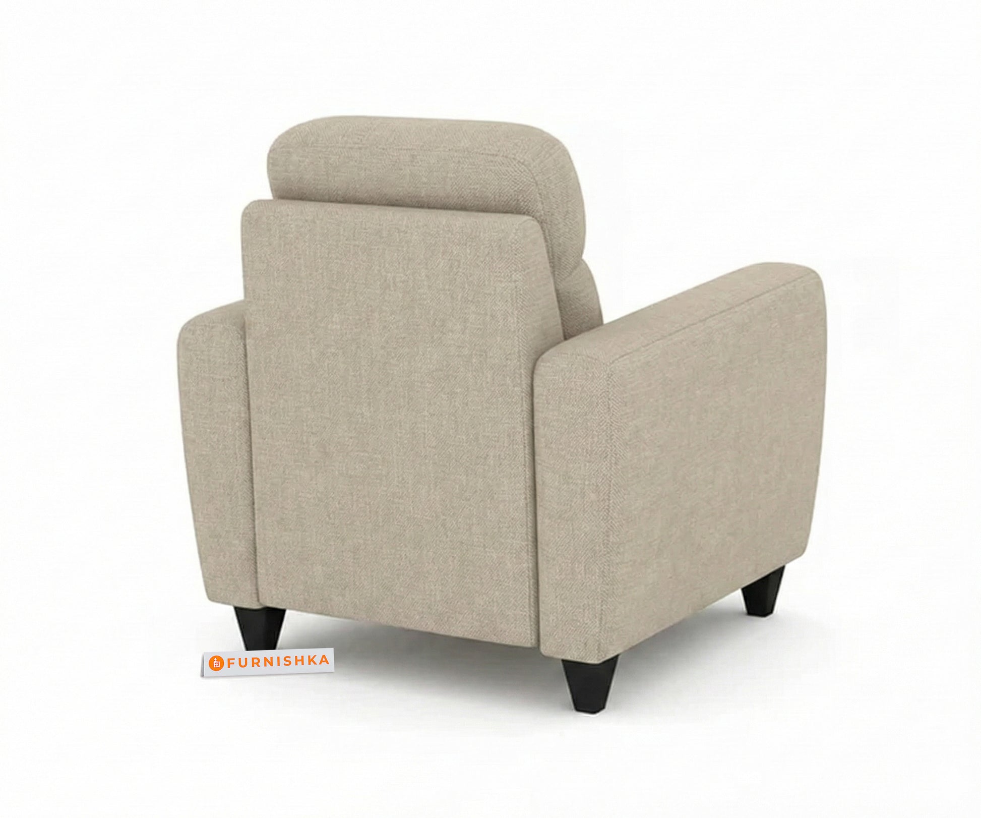Daina 1 Seater Sofa Light Beige - Furnishka 