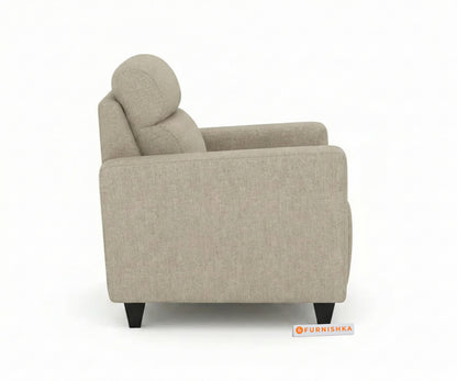 Daina 1 Seater Sofa Light Beige - Furnishka 