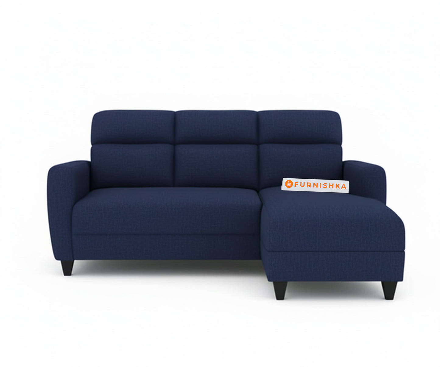 Daina 2 Seater L Shape Sofa - RHS Persian Blue - Furnishka