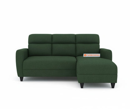 Daina 2 Seater Sectional Sofa L Shape - RHS Pine Green - Furnishka 