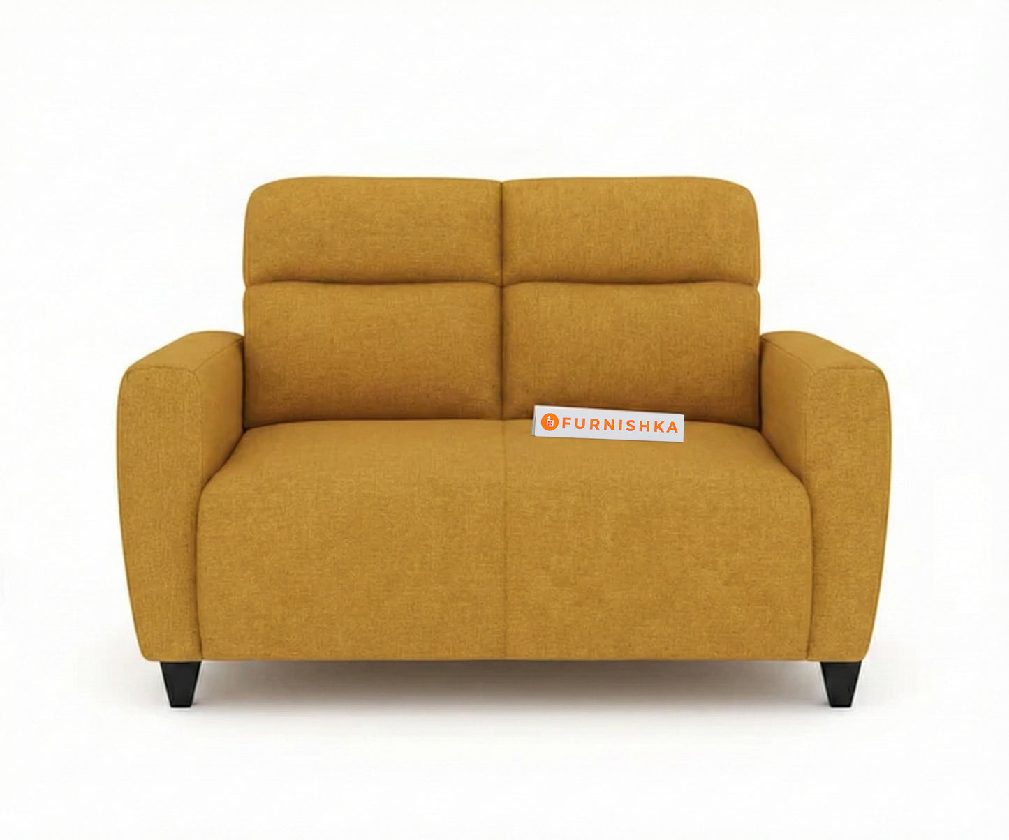 Daina 2 Seater sofa  Mustard Yellow - Furnishka 