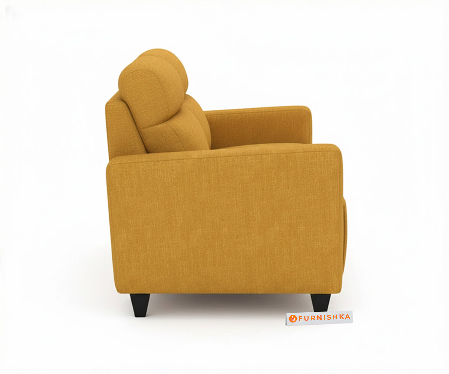 Daina 2 Seater sofa  Mustard Yellow - Furnishka 