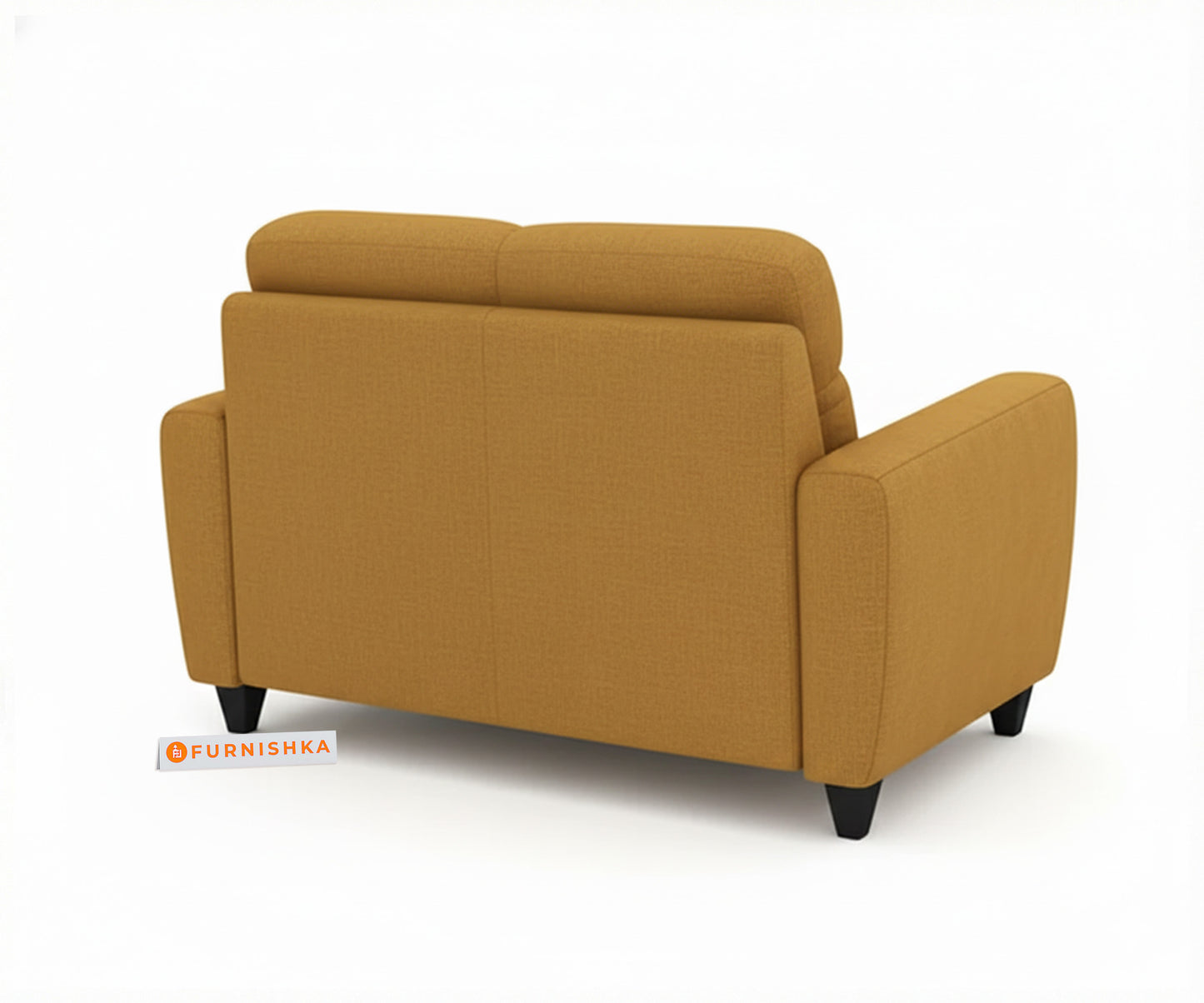 Daina 2 Seater sofa  Mustard Yellow - Furnishka 