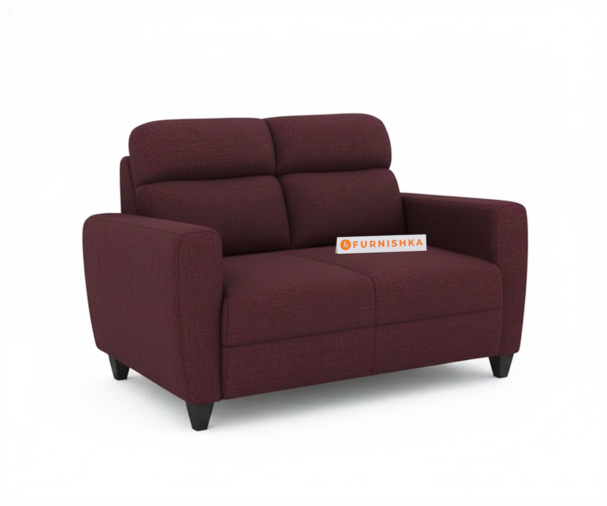 Daina 2 Seater sofa  Red Wine - Furnishka 