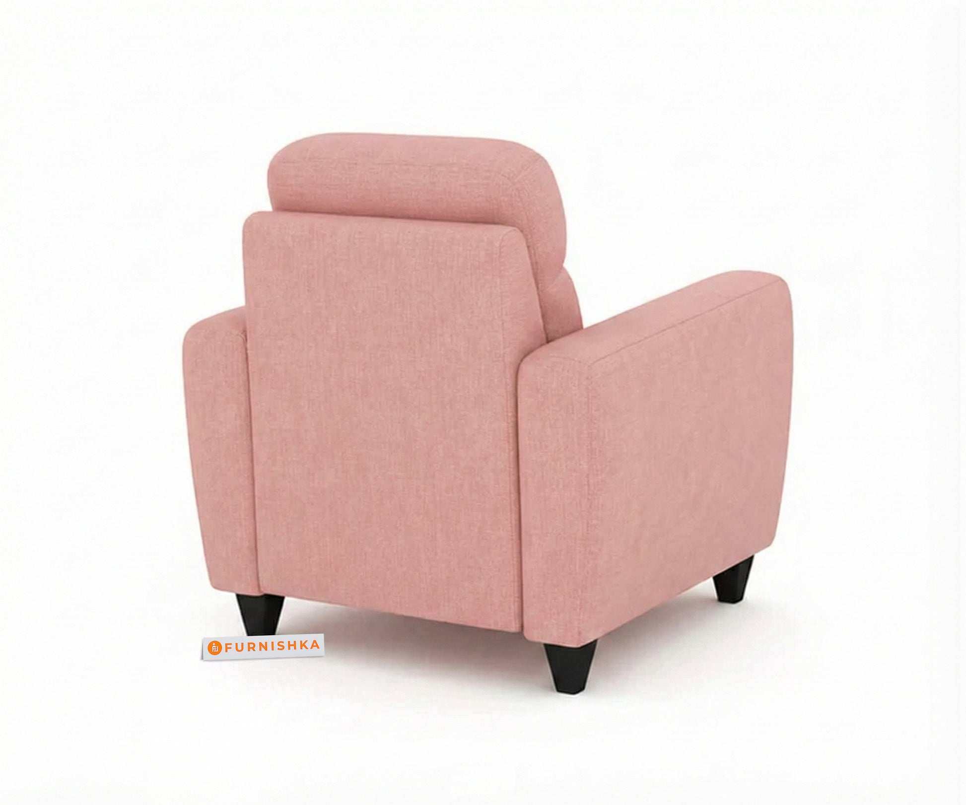 Daina 3+1+1 Seater Sofa Set Flamingo Pink - Furnishka 