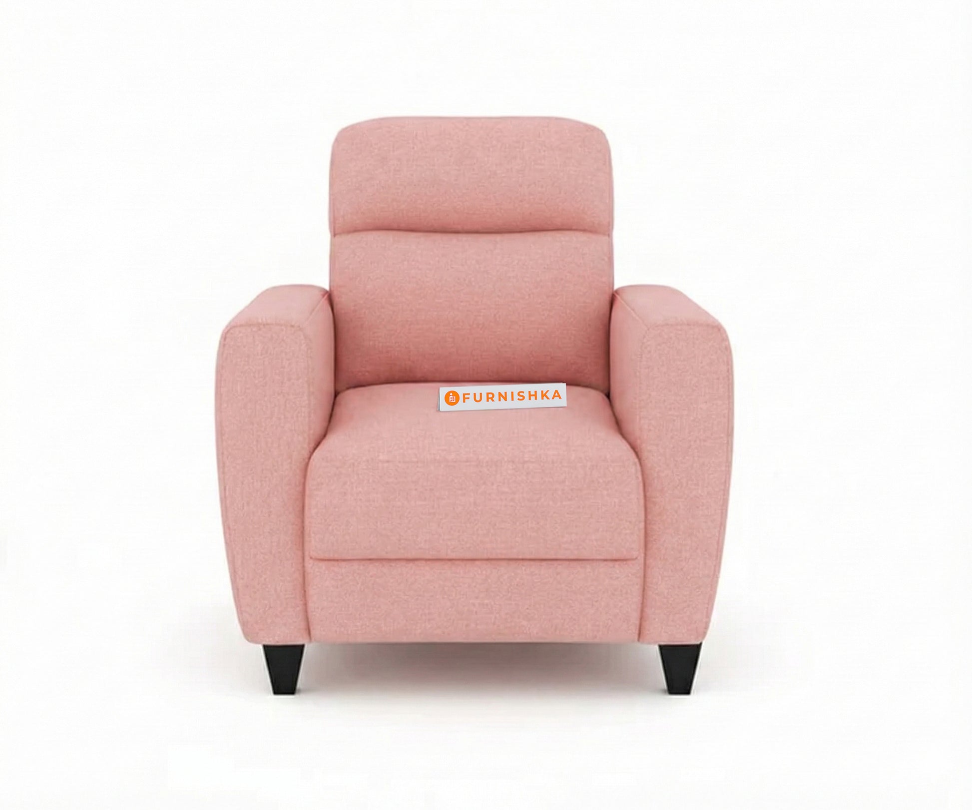 Daina 3+1+1 Seater Sofa Set Flamingo Pink - Furnishka 