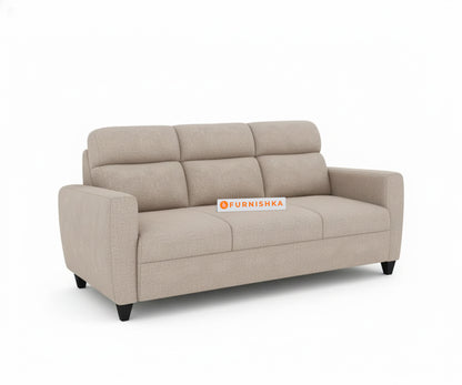 Daina 3+1+1 Seater Sofa Set Light Beige - Furnishka 