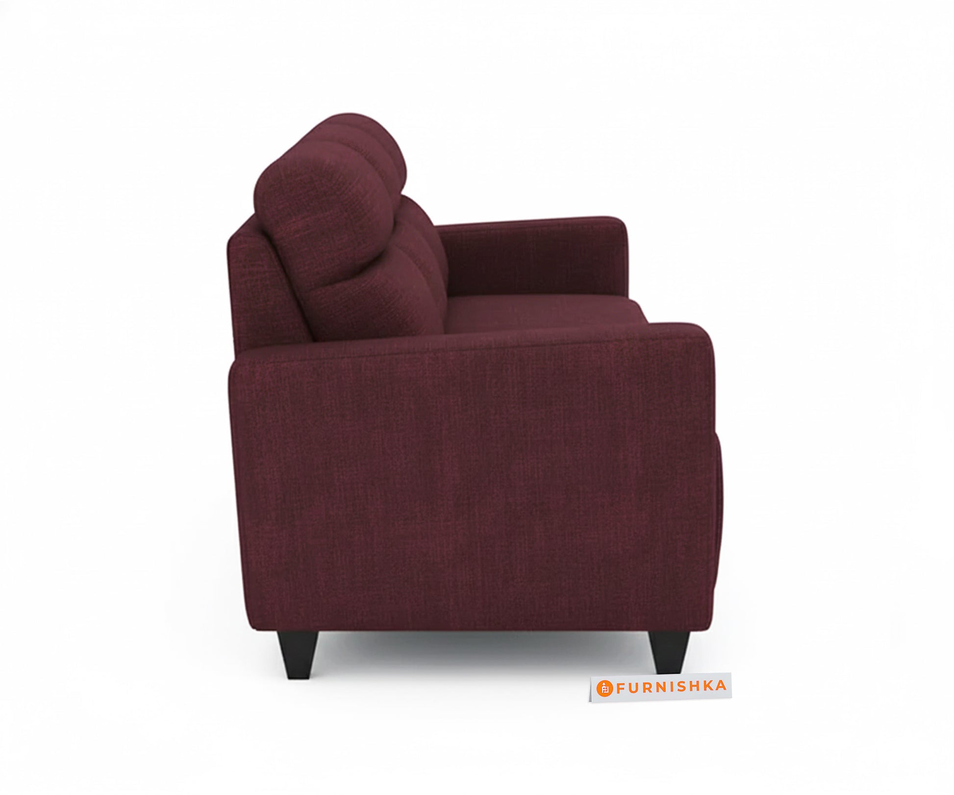 Daina 3+1+1 Seater Sofa Set Red Wine - Furnishka 