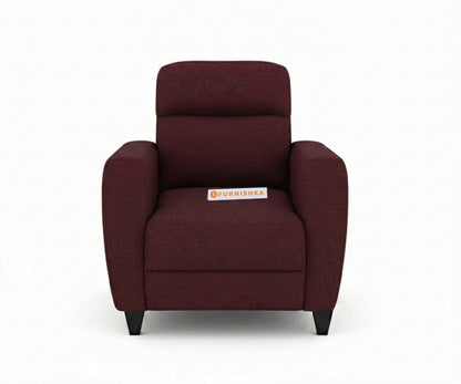 Daina 3+1+1 Seater Sofa Set Red Wine - Furnishka 