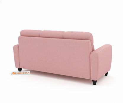 Daina 3+2 Seater Sofa Set Flamingo Pink - Furnishka 