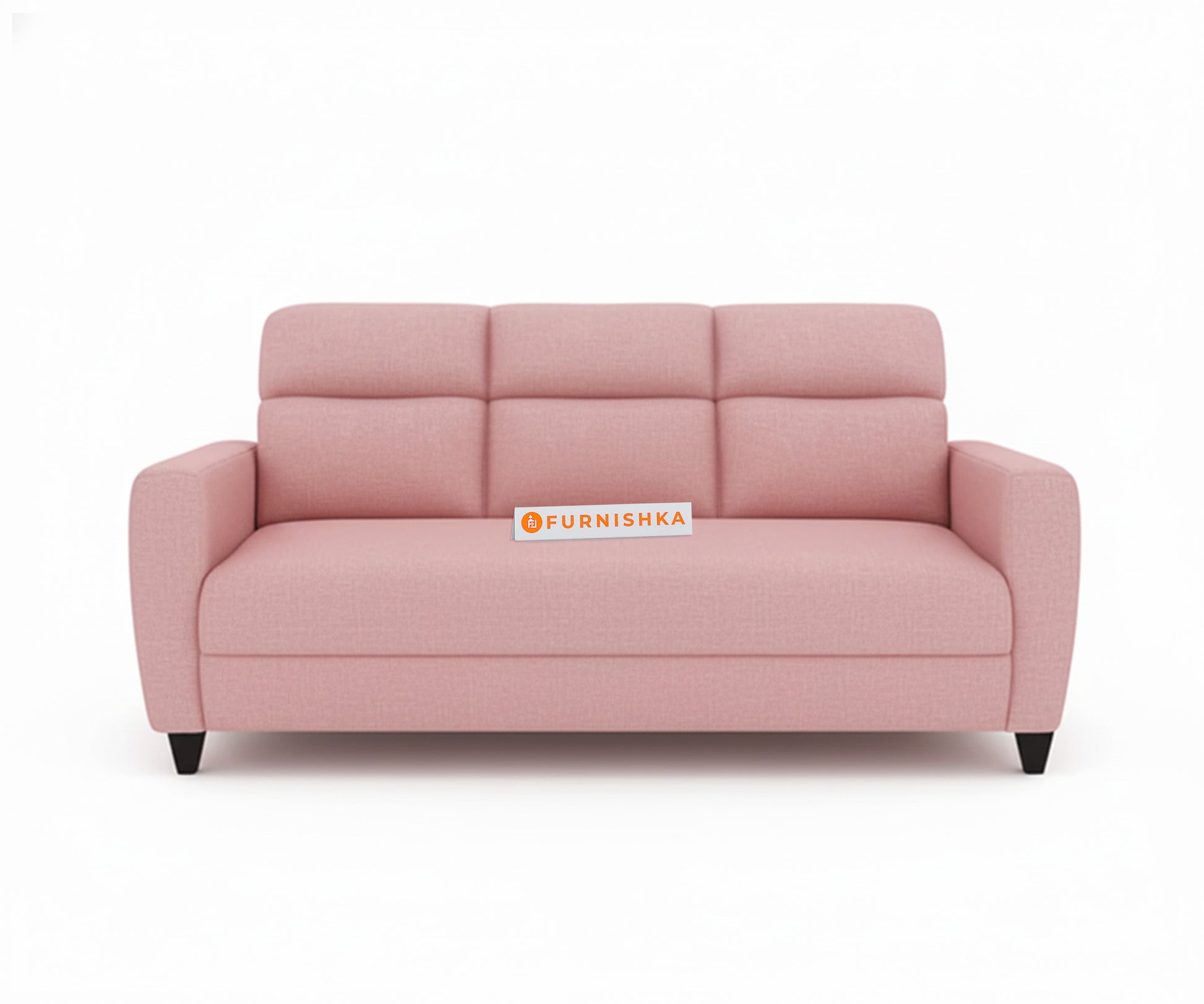 Daina 3+2 Seater Sofa Set Flamingo Pink - Furnishka 