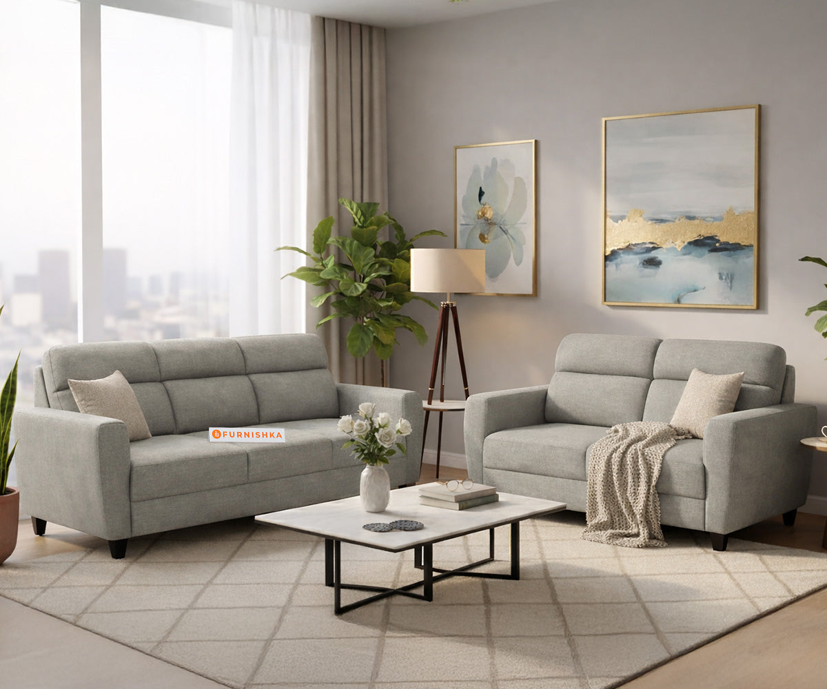 Daina 3+2 Seater Sofa Set Space Grey - Furnishka