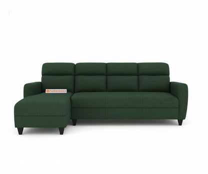 Daina 3 Seater L Shape Sofa - LHS Pine Green - Furnishka 