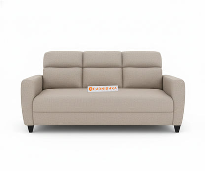 Daina 3 seater sofa  Light Beige - Furnishka 