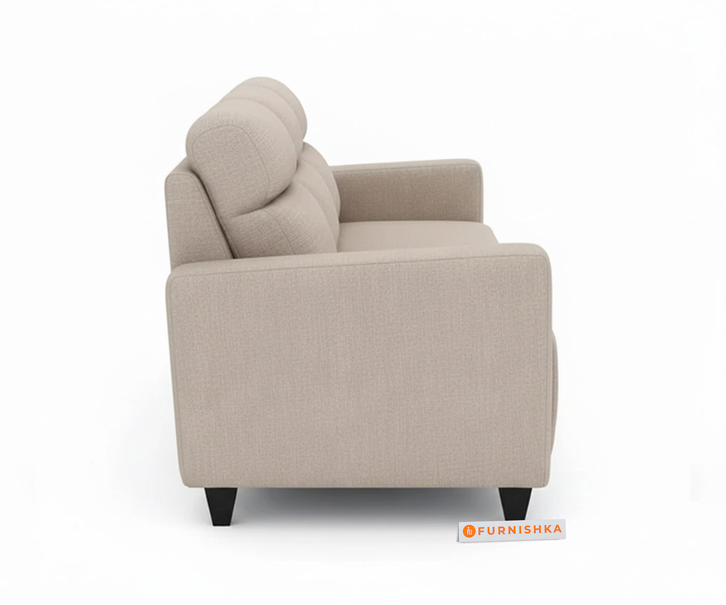 Daina 3 seater sofa  Light Beige - Furnishka 