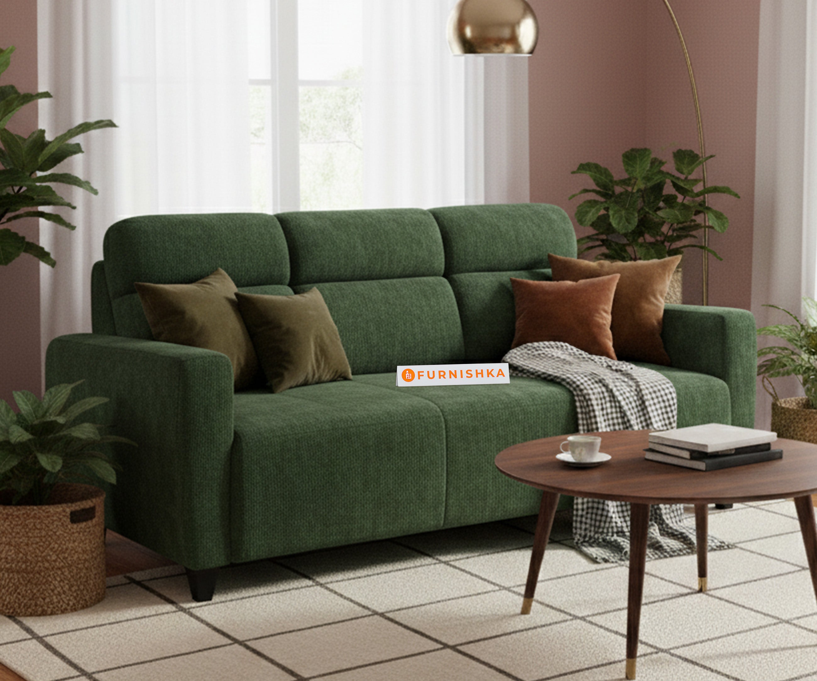 Daina-3-seater-sofa-Pine-Green
