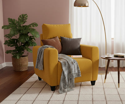 Daina 1 Seater Sofa Mustard Yellow