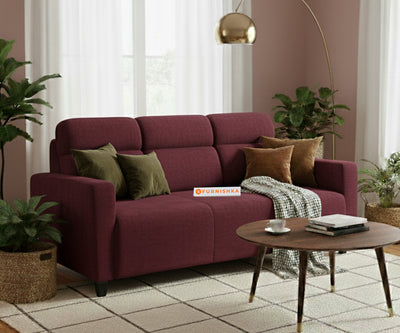 Daina 3 seater sofa  Red Wine