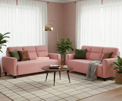 Daina 3+2 Seater Sofa Set Flamingo Pink