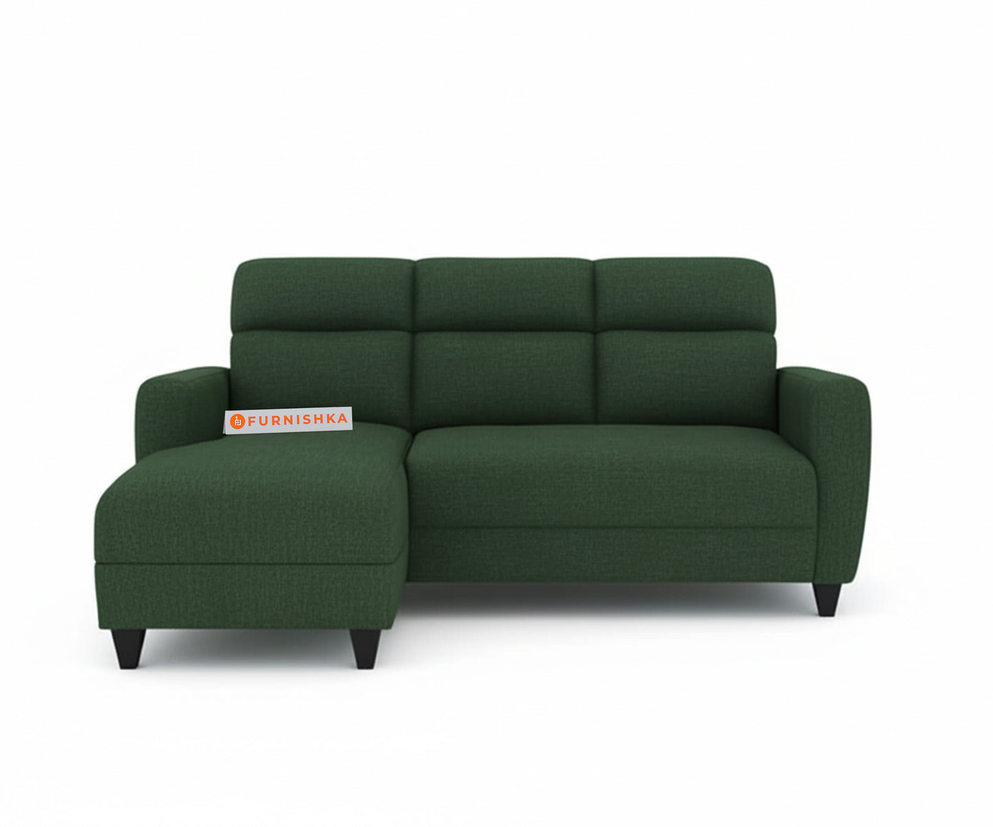 Daina 2 Seater Sectional Sofa L Shape - LHS Pine Green