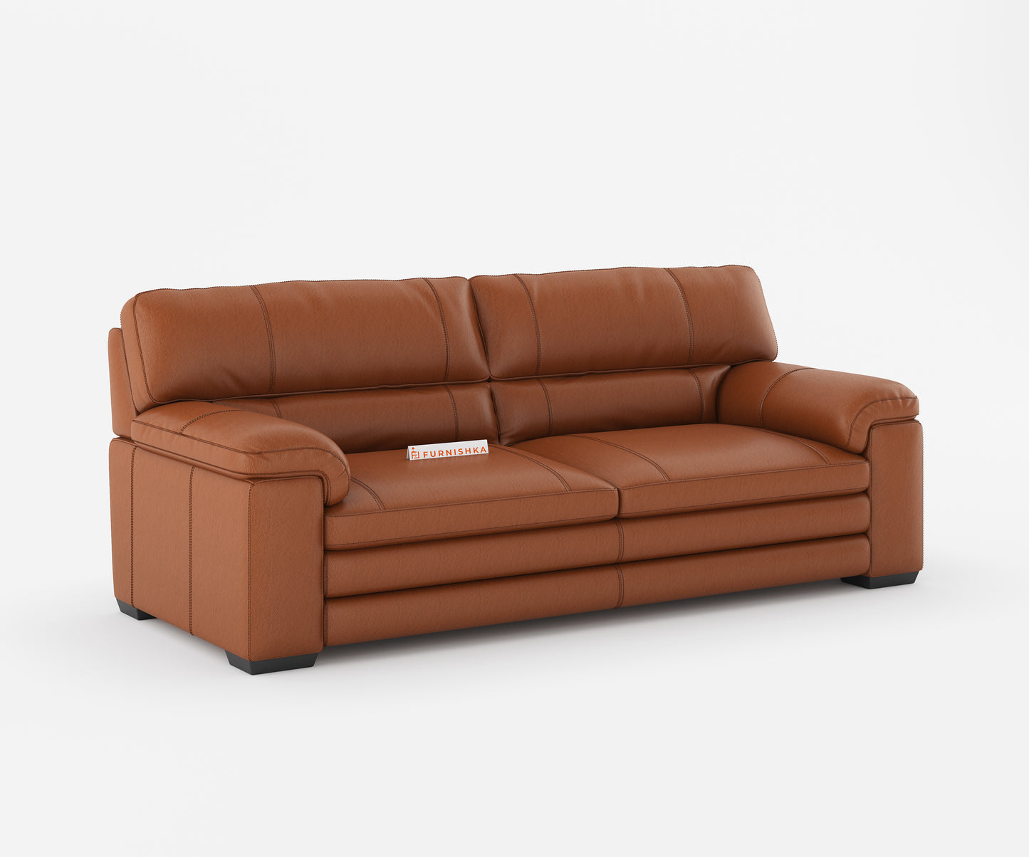 Daniel Leather 3+2 Seater Sofa Set - Furnishka 