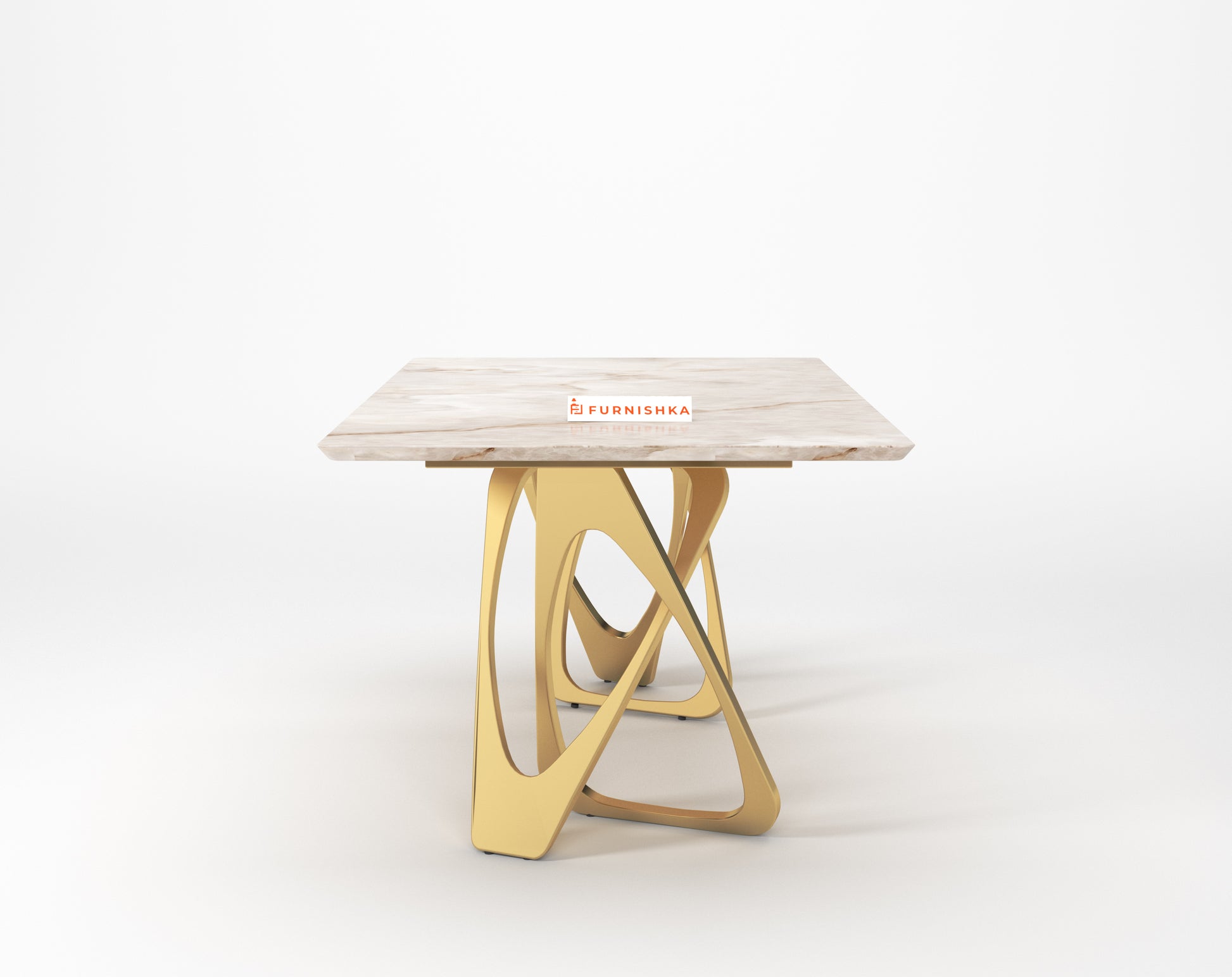 Dolce 4 Seater Dining Sets with Australian Onyx Marble Top - Furnishka 