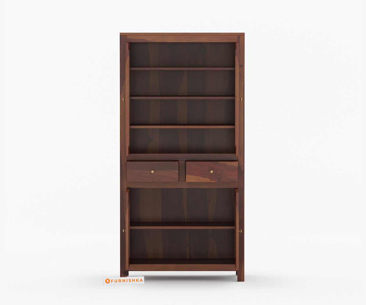 Douglas Sheesham Wood Kitchen Cabinet - Furnishka 