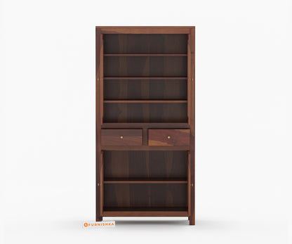 Douglas Sheesham Wood Kitchen Cabinet - Furnishka 