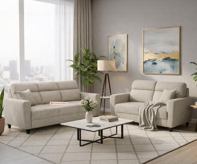 Daina 3+2 Seater Sofa Set Light Beige