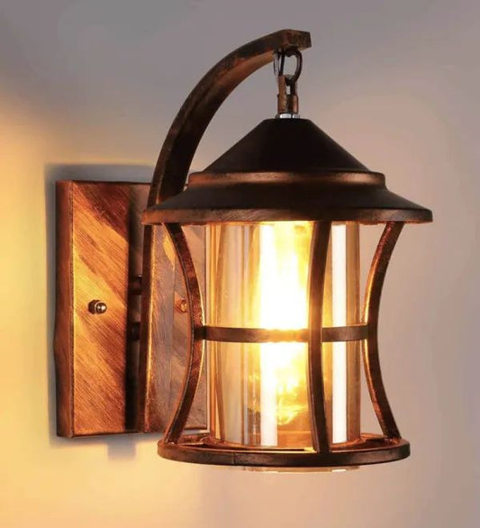 Dunelm Copper Metal Wall Lamp - Furnishka 