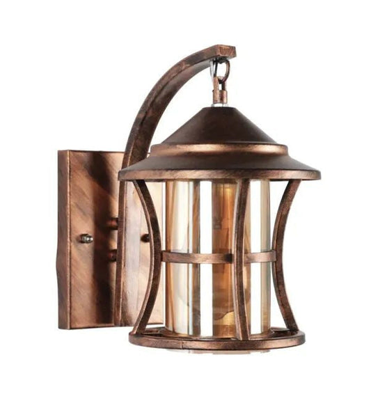 Dunelm Copper Metal Wall Lamp - Furnishka 