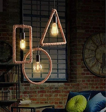 Elevation Cad Blocks 4 Shape Pendant Hanging Lamp - Furnishka 