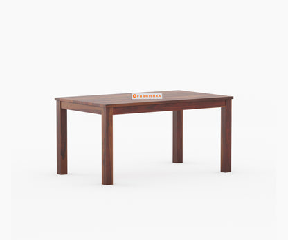 Ellen 6 Seater Dining Set Without Cushion Top Chair - Furnishka 