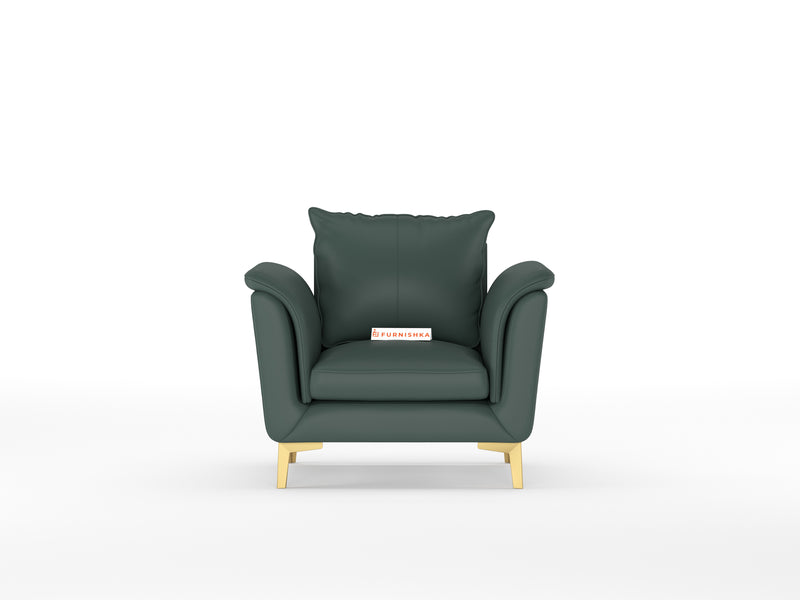 Emilie Leatherette Sofa 3+1+1 Seater - Furnishka 