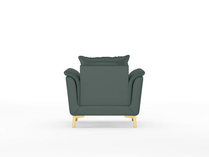 Emilie Leatherette Sofa 3+1+1 Seater - Furnishka 