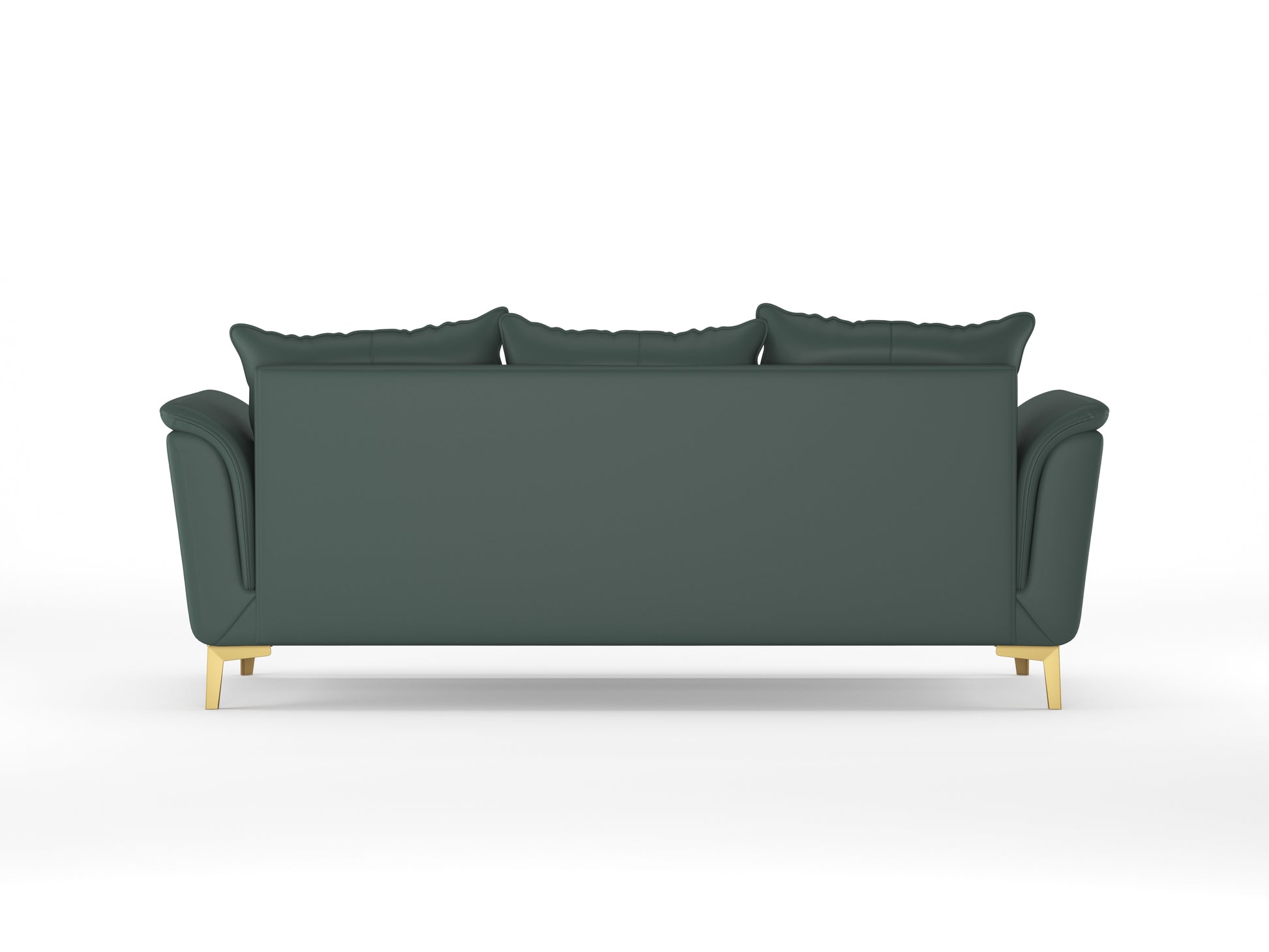 Emilie Leatherette Sofa 3 Seater - Furnishka 
