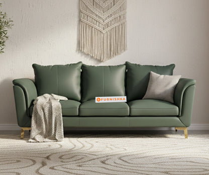 Emilie Leatherette Sofa 3 Seater