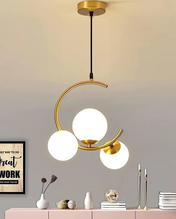 Extractor Fan Globe 3 Hanging Lamp - Furnishka 