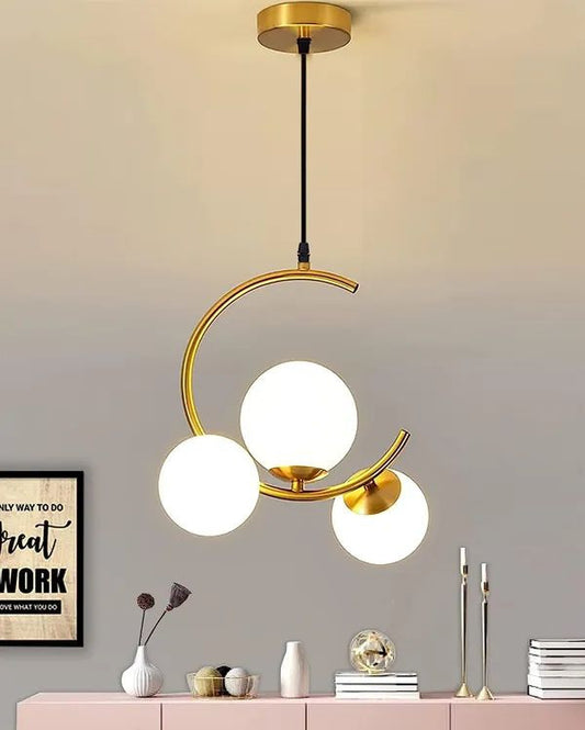 Extractor Fan Globe 3 Hanging Lamp - Furnishka 