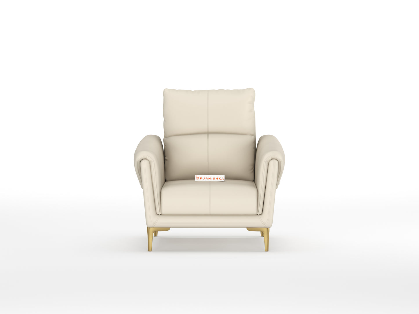 Falcon Leatherette Sofa 1 Seater - Furnishka 