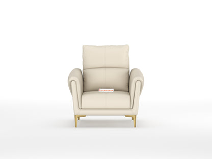 Falcon Leatherette Sofa 1 Seater - Furnishka 