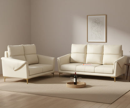 Falcon Leatherette Sofa 3+2 Seater - Furnishka 