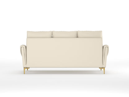 Falcon Leatherette Sofa 3 Seater - Furnishka 