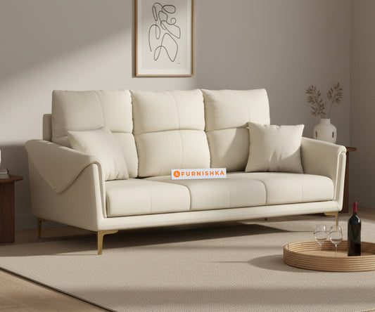 Falcon Leatherette Sofa 3 Seater - Furnishka 