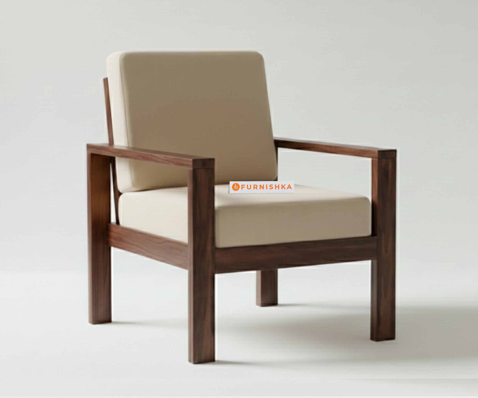 Garud 3 + 1 + 1 Sofa Set Light Beige - Furnishka 