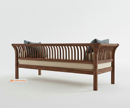 Garud 3 + 1 + 1 Sofa Set Light Beige - Furnishka 